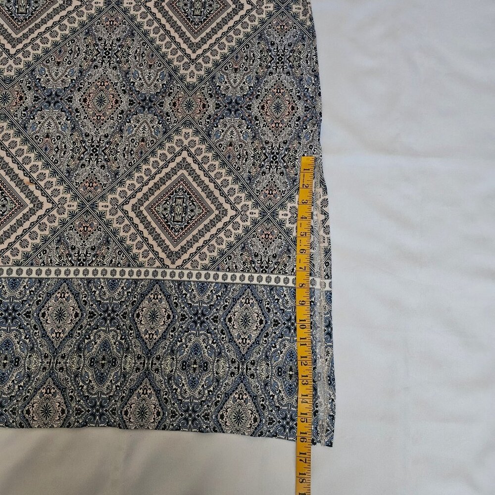 Chico's Multicolor Printed Column Design A-line Maxi Skirt Size 2/US (12-14) - Picture 11 of 11